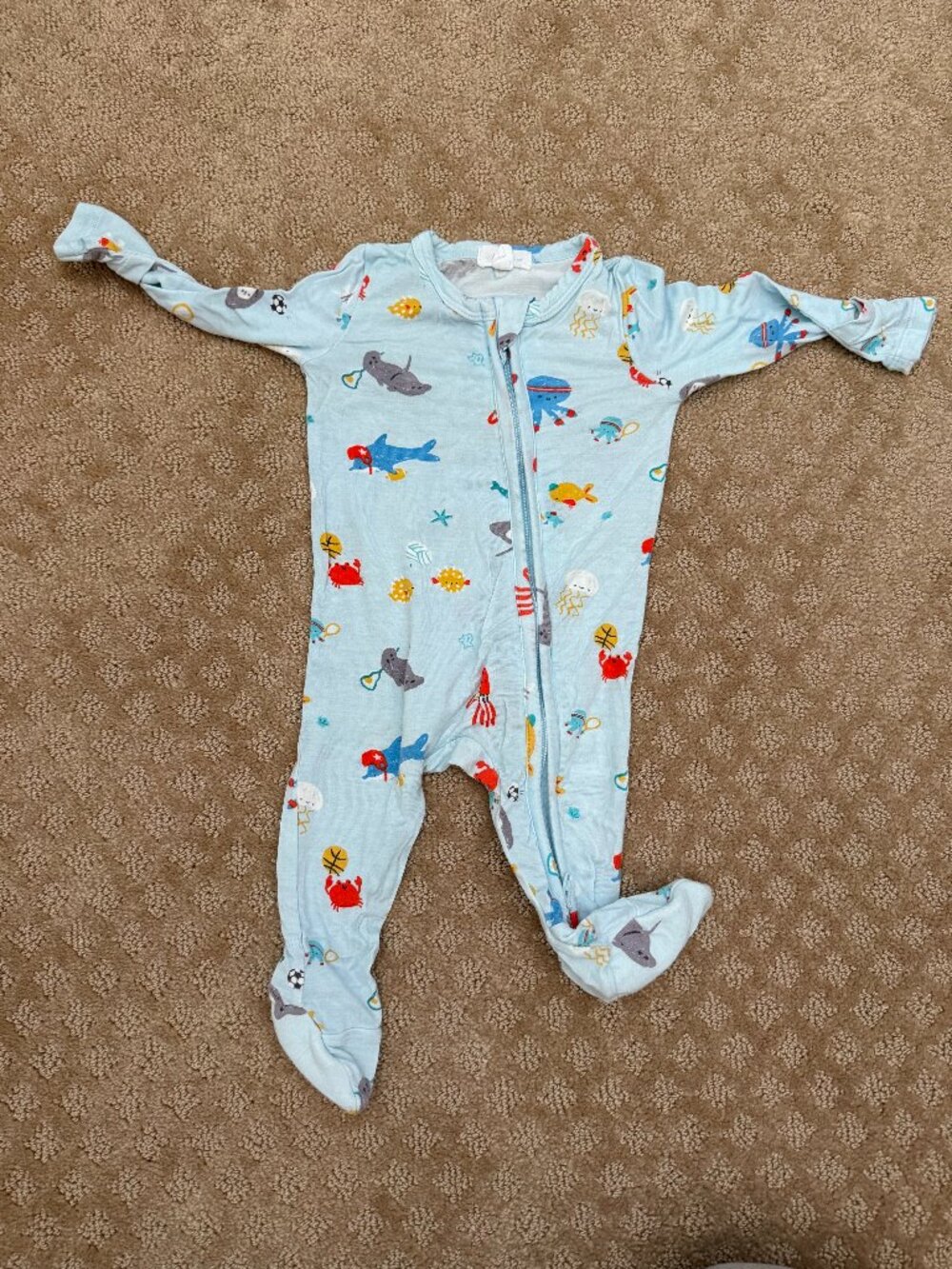 Angel Dear Sea Animals Playing Sports - 0-3 Months
